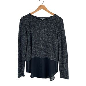 Michael Stars Black and White Light Sweater Size Large